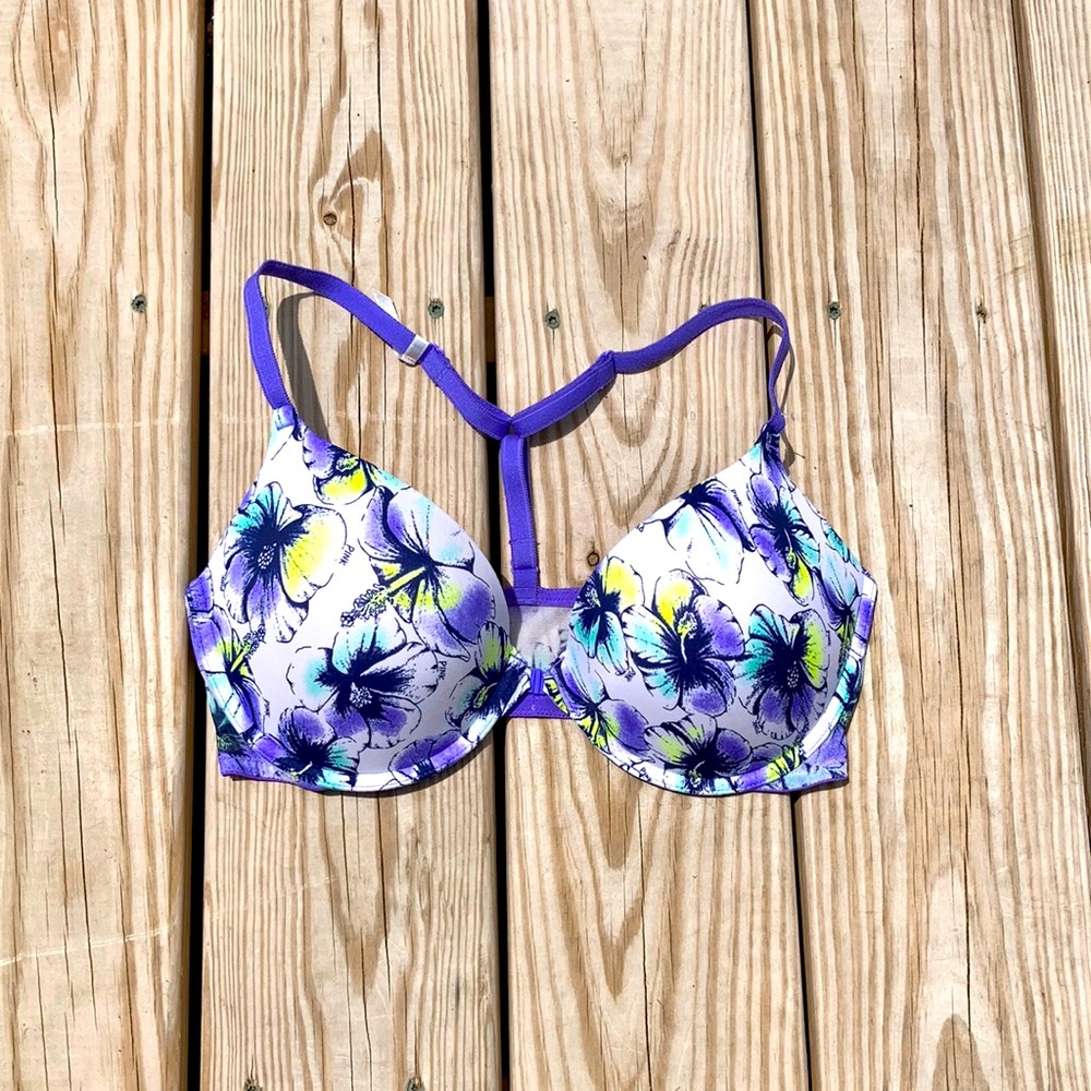 Victoria Secret Pink, front clasp, Razorback, 36D